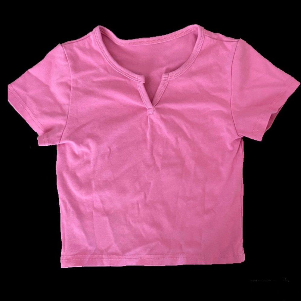 Pink Crop Top